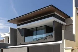 Detail Fasad - Zen Austerity House.