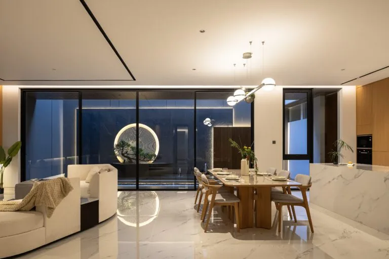 Taman zen di dalam rumah - Zen Austerity House.